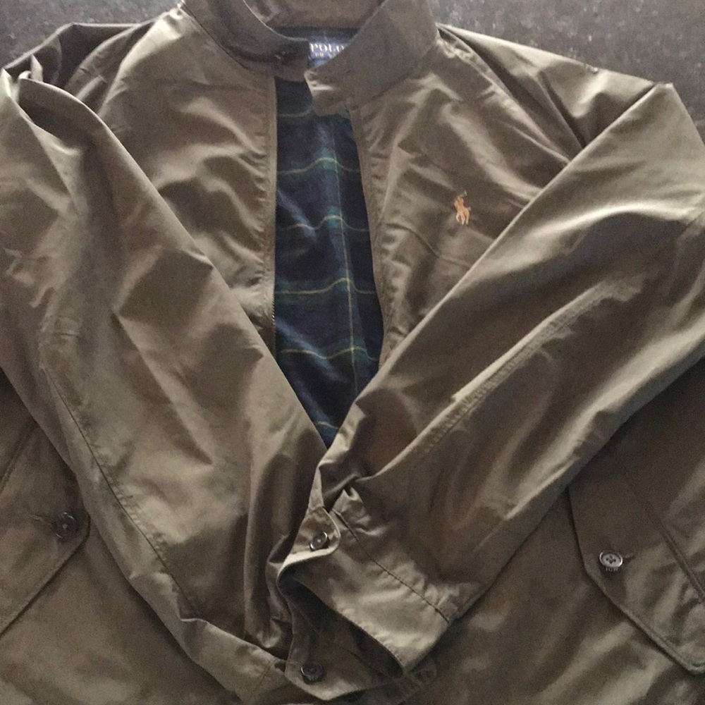 Lightweight men’s polo jacket